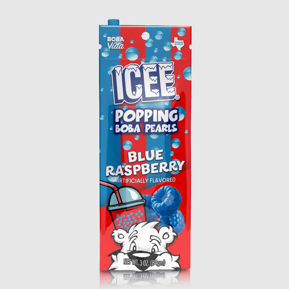 ICEE® Blue Raspberry Popping Boba (12 pouches)