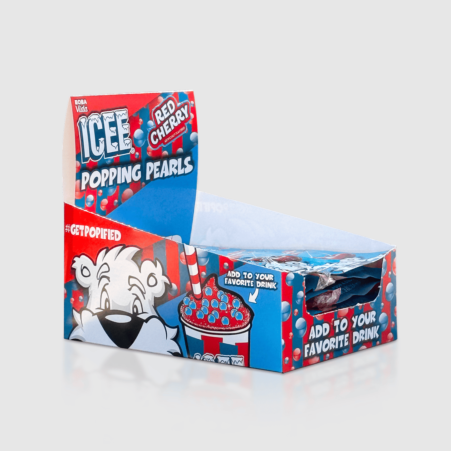 
                  
                    ICEE® Blue Raspberry Popping Boba (12 pouches)
                  
                