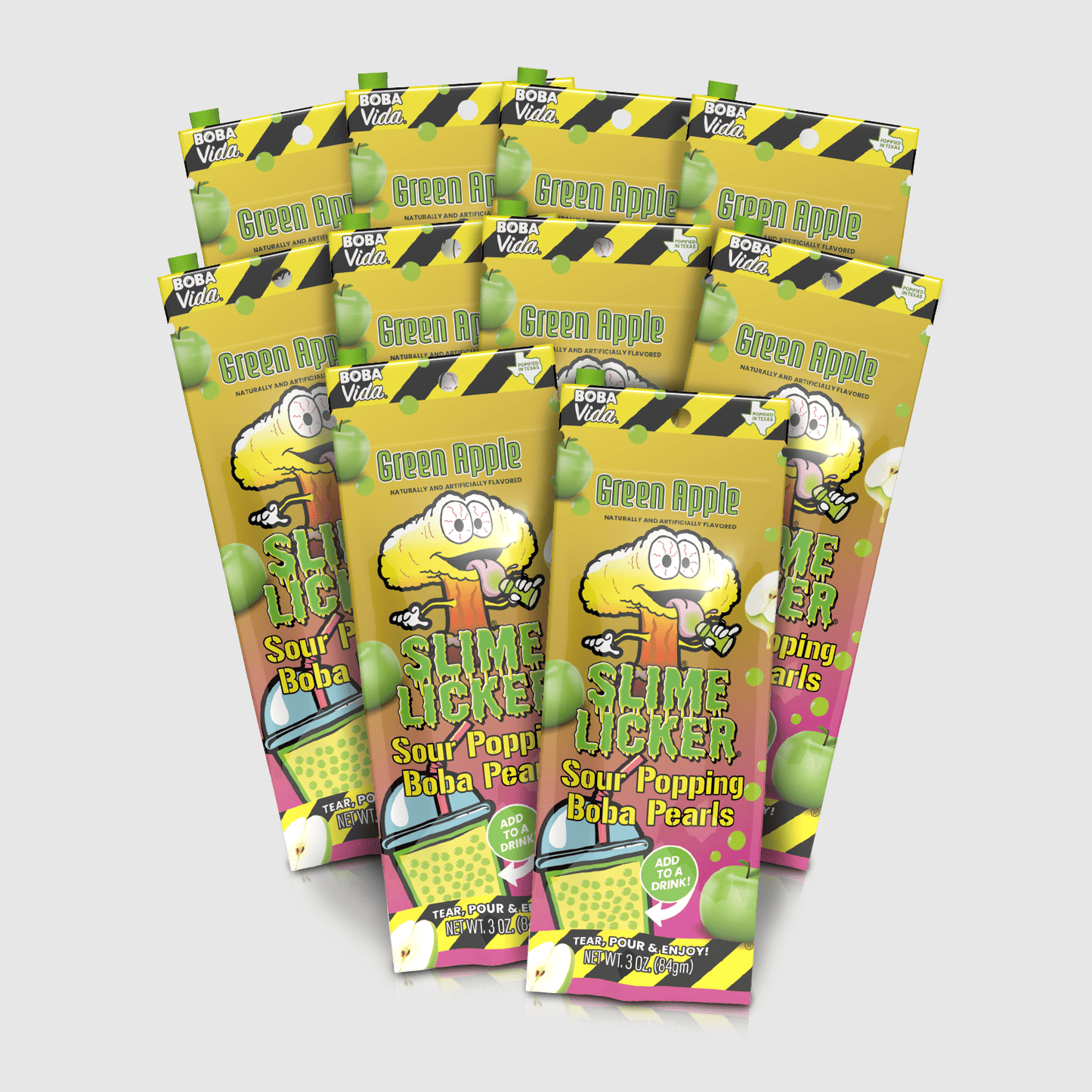 
                  
                    Sour Slime Licker® Green Apple Popping Boba (10 Pouches)
                  
                